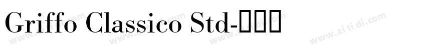 Griffo Classico Std字体转换